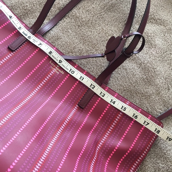 Kate Spade Kelsey Heart Print Tote NWT - Picture 11 of 16